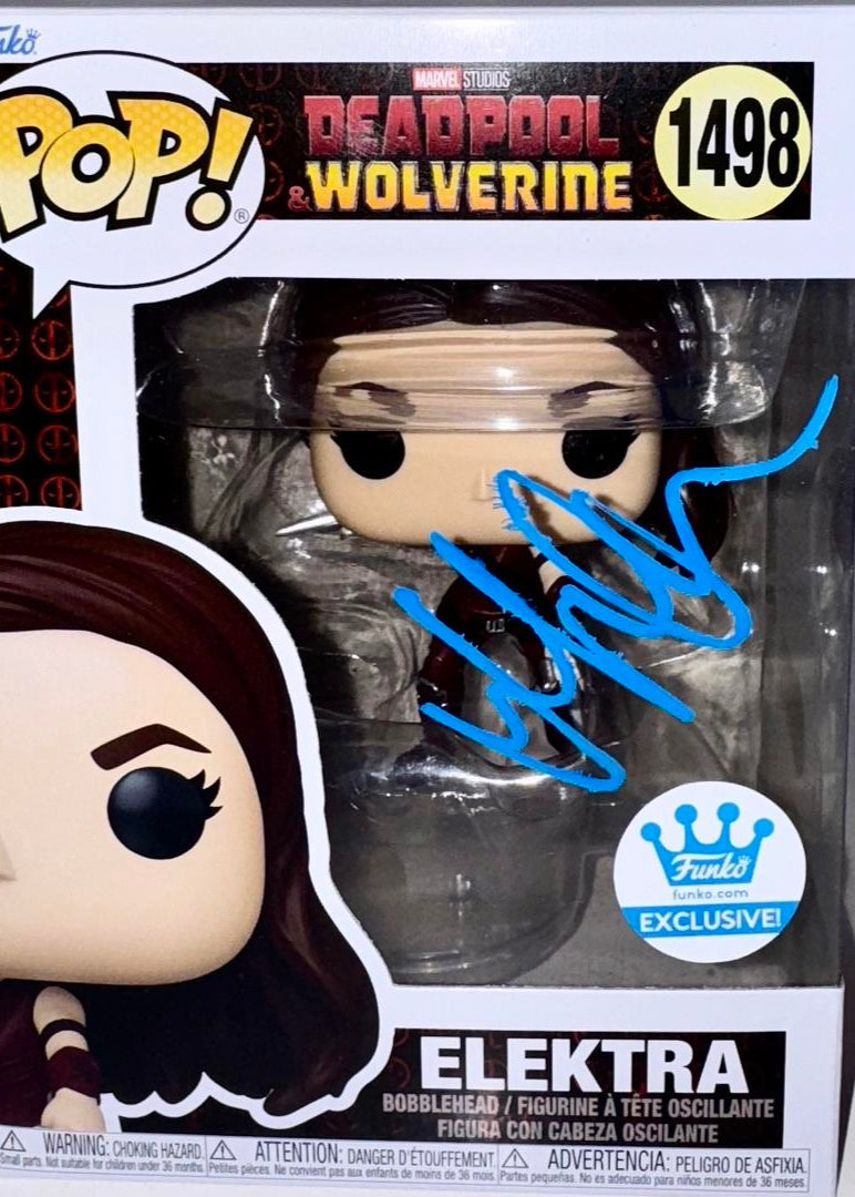 Jennifer Garner Signed Funko Pop #1498 "Elektra" Deadpool & Wolverine - Beckett COA #01